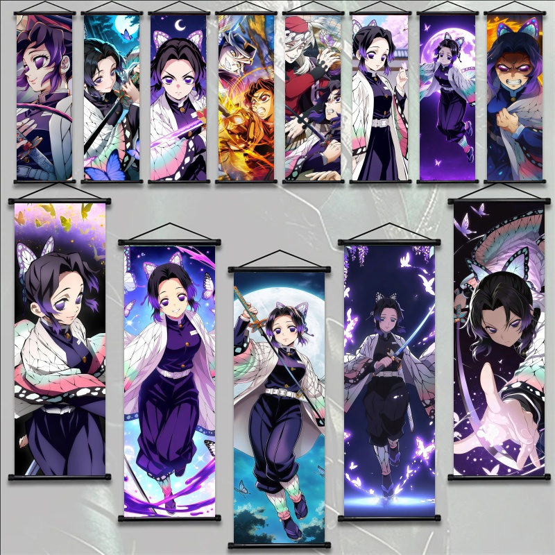 Textiles For Home - Shinobu Kocho Demon Slayer - Pergamena
