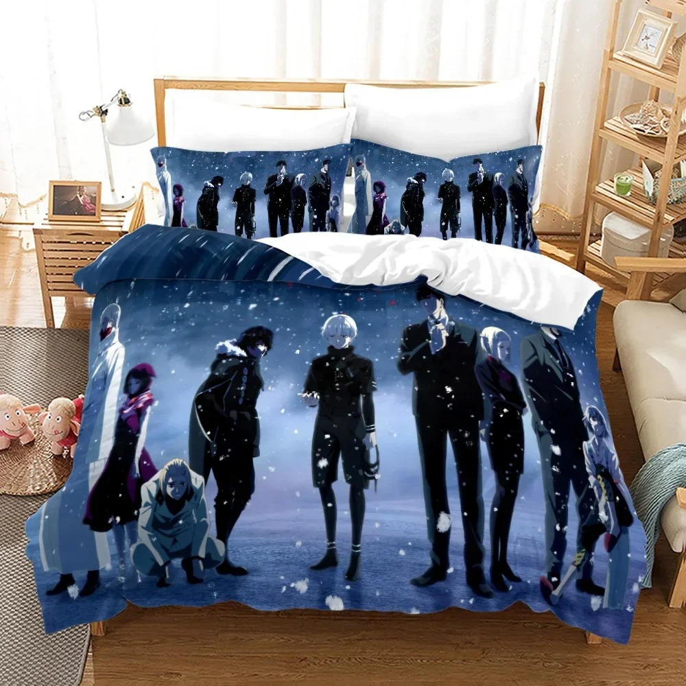 Bed Sheet Microfiber - Tokyo Ghoul Kaneki Ken Set copripiumino
