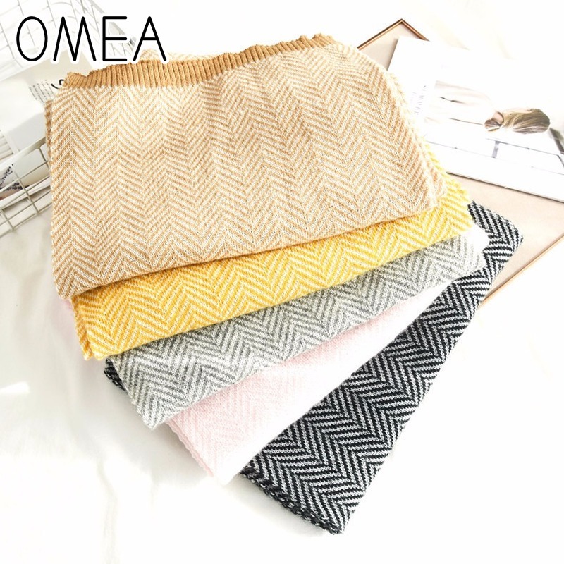 Wool Blanket Herringbone - Sciarpa in Cashmere OMEA 2019 accessori
