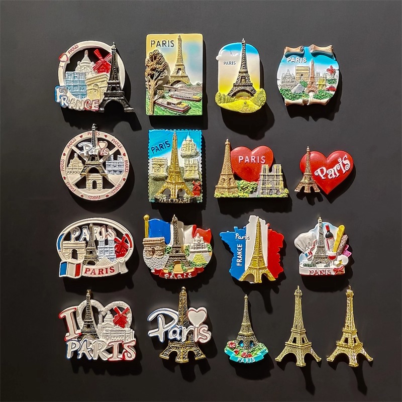 Home Textiles France - Torre Eiffel Francia Magneti per frigorifero