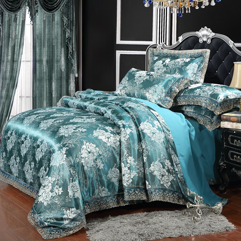 Silk Sheet Set - Set biancheria da letto jacquard in