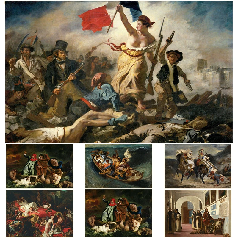 Home Textiles France - Artista Eugene Delacroix Liberty Leading The