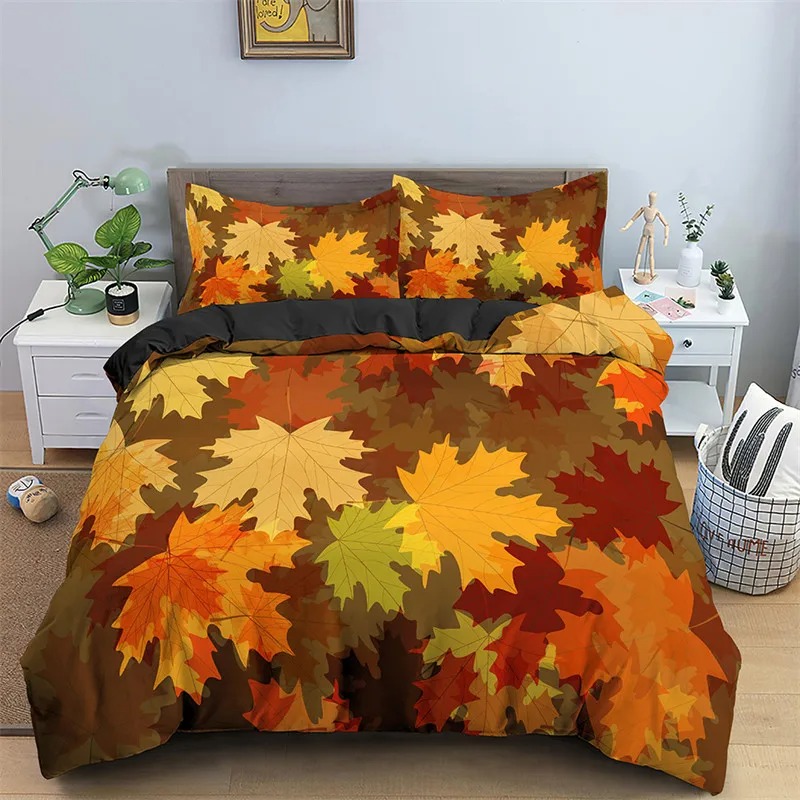 Copripiumino con foglie d'acer - Bed Sheet Microfiber recensione e prezzo