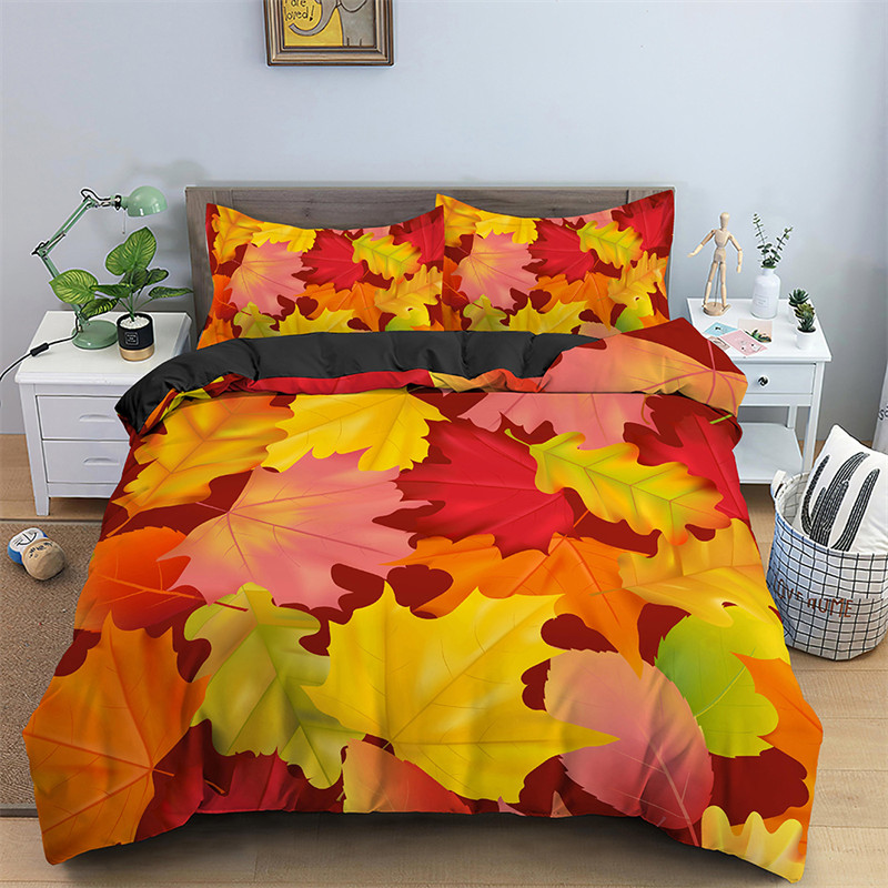 Copripiumino con foglie d'acer - Bed Sheet Microfiber recensione e prezzo