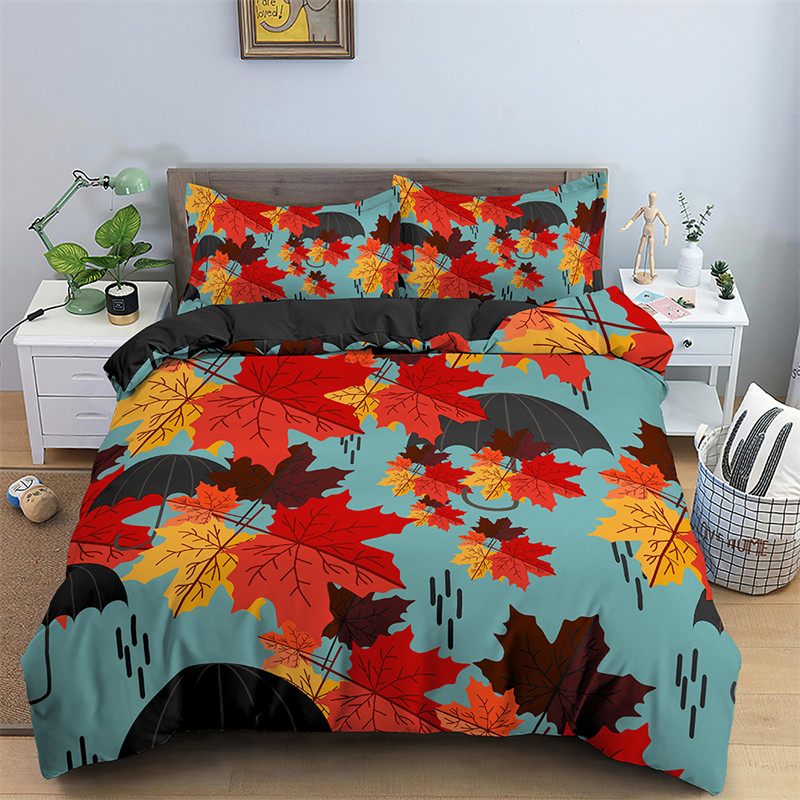 Copripiumino con foglie d'acer - Bed Sheet Microfiber recensione e prezzo