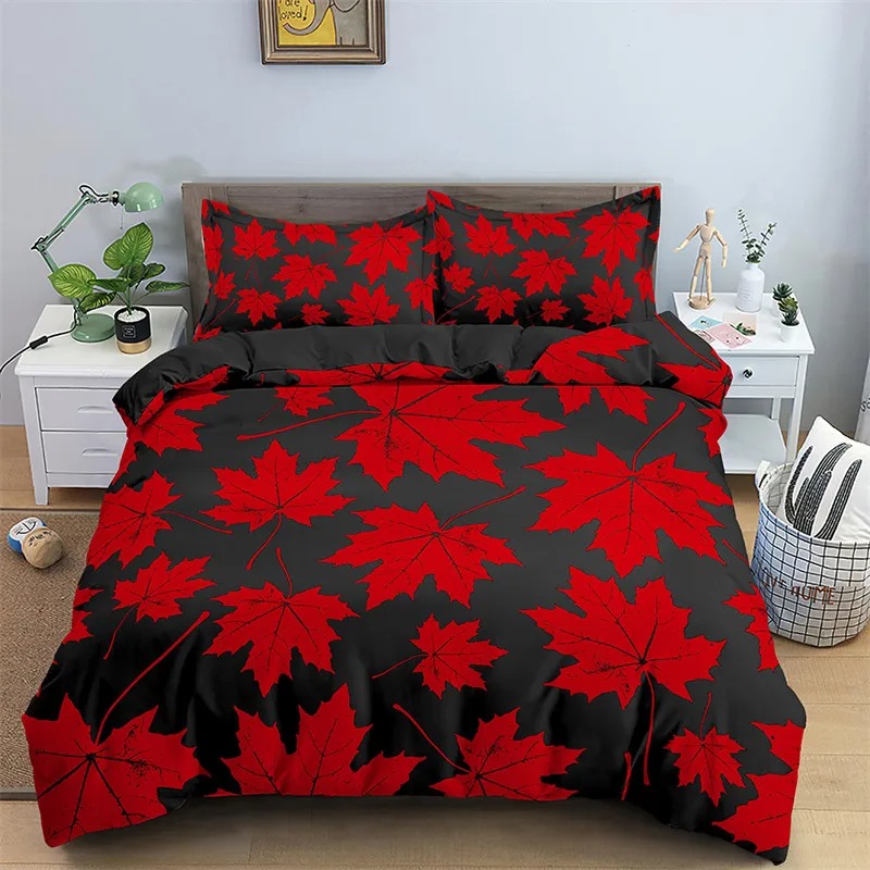 Copripiumino con foglie d'acer - Bed Sheet Microfiber recensione e prezzo