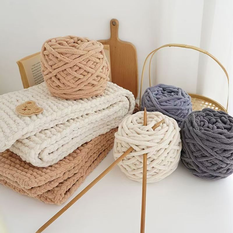 3PCS 300g Ciniglia Filato per  - Wool Blanket Herringbone recensione e prezzo