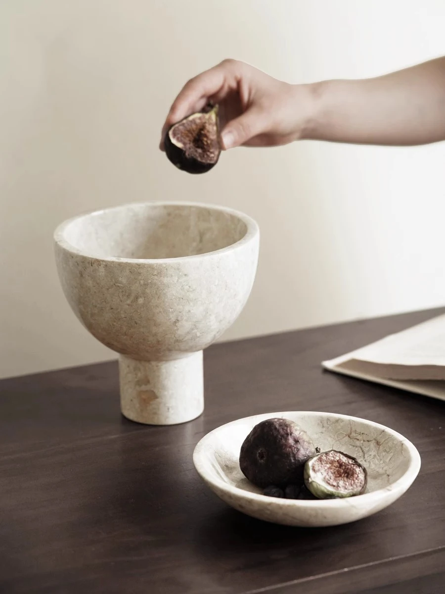 Composta di materiale in marmo - Home Textiles France recensione e prezzo