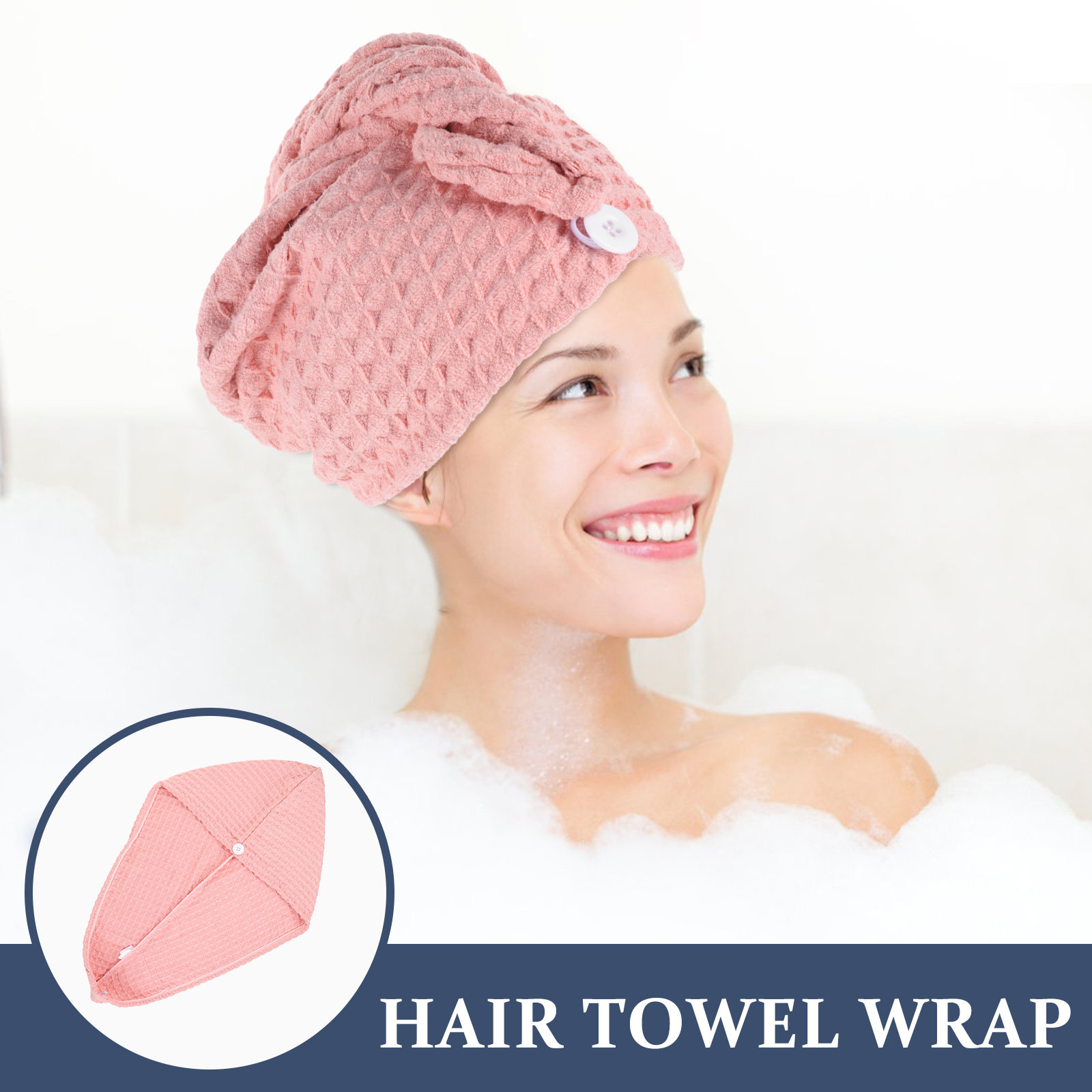 2 Pezzi Turbante Asciugacapell - Home Textiles In Pakistan recensione e prezzo