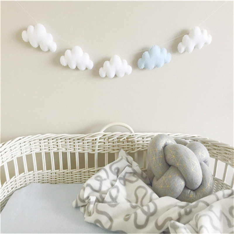 Nordic feltro nuvola ghirlande - Home Textiles Curtains recensione e prezzo
