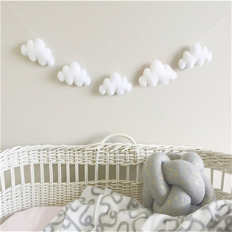 Nordic feltro nuvola ghirlande - Home Textiles Curtains recensione e prezzo